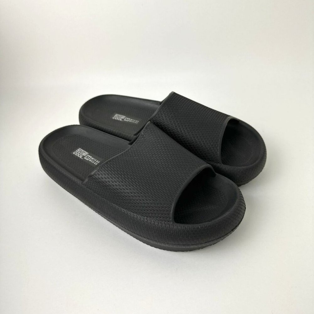 32 Degrees Cool Cushion Slide Sandals Size S/M/L -Black-